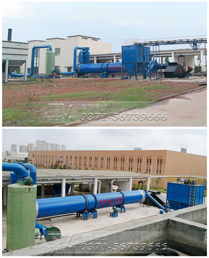 湖南药渣烘干机生产线